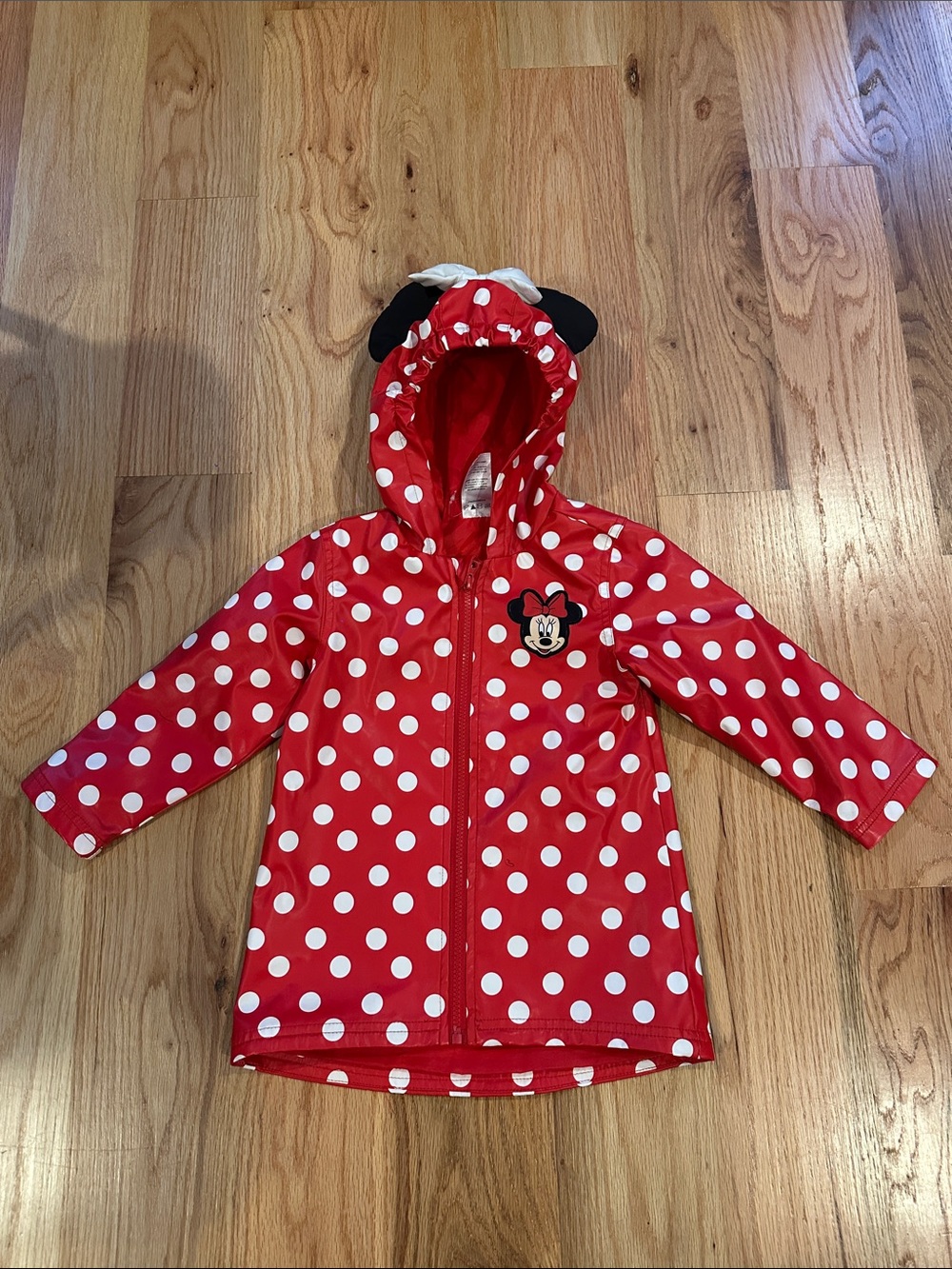 Disney Minnie Mouse Red Polka Dot Kids Raincoat